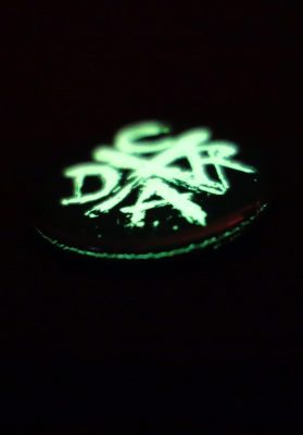 Glow in the Dark Pin (dark)